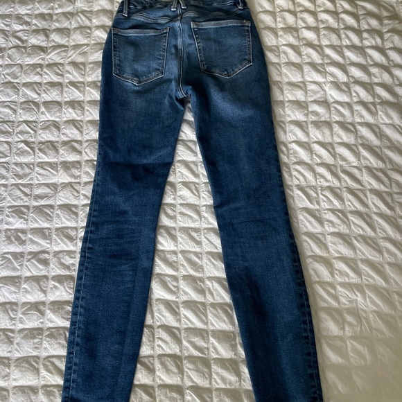 Good American Good Legs Blue Skinny Jeans Sleek Style - Picture 7 of 11